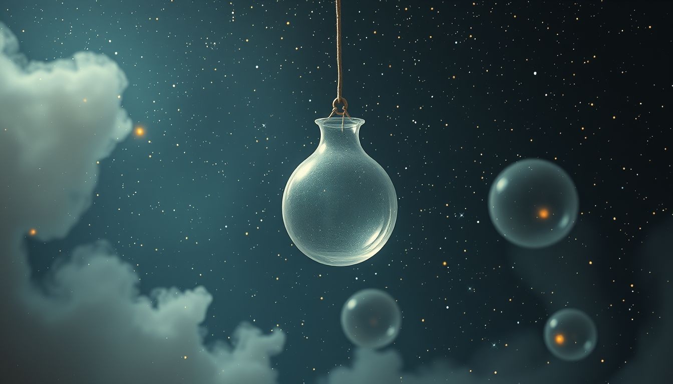 Un petit pot vide symbolise un vide émotionnel à combler.