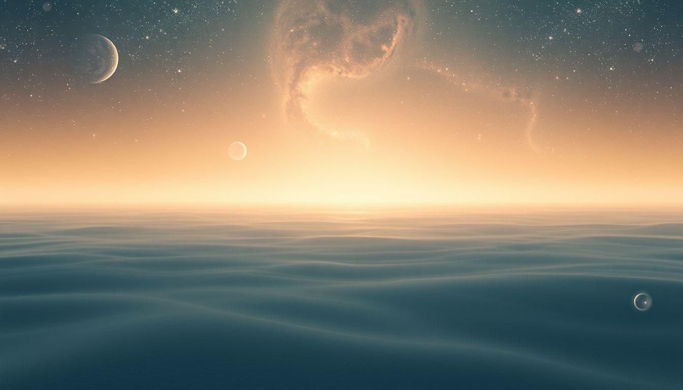 La plaine vide symbolise un potentiel infini de renouveau créatif.