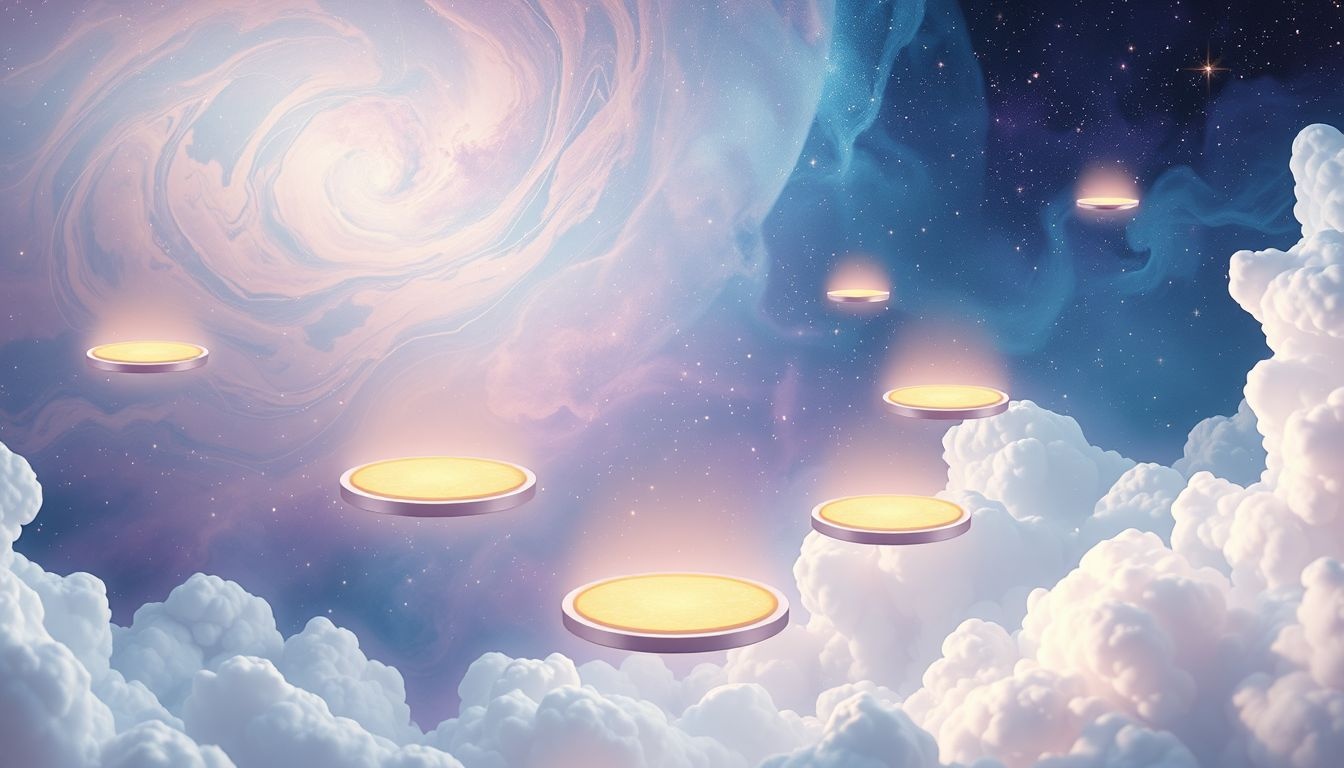 Plusieurs plaques symbolisent opportunités multiples et décisions variées.