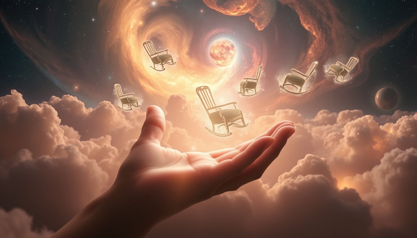 Rêver d'acheter un fauteuil à bascule symbolise préparation et sérénité future.