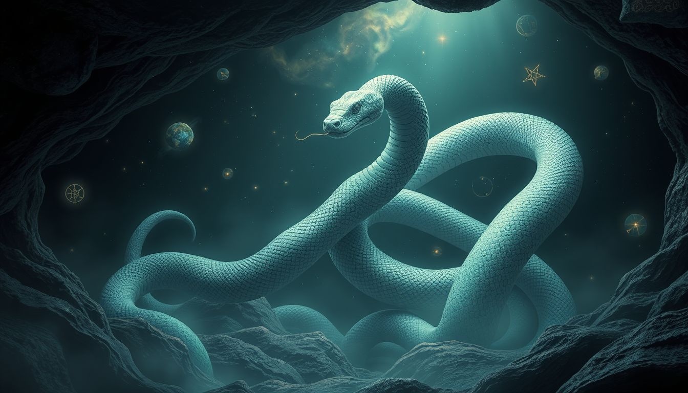 Rêver de serpents dans un sous-sol symbolise des peurs cachées.