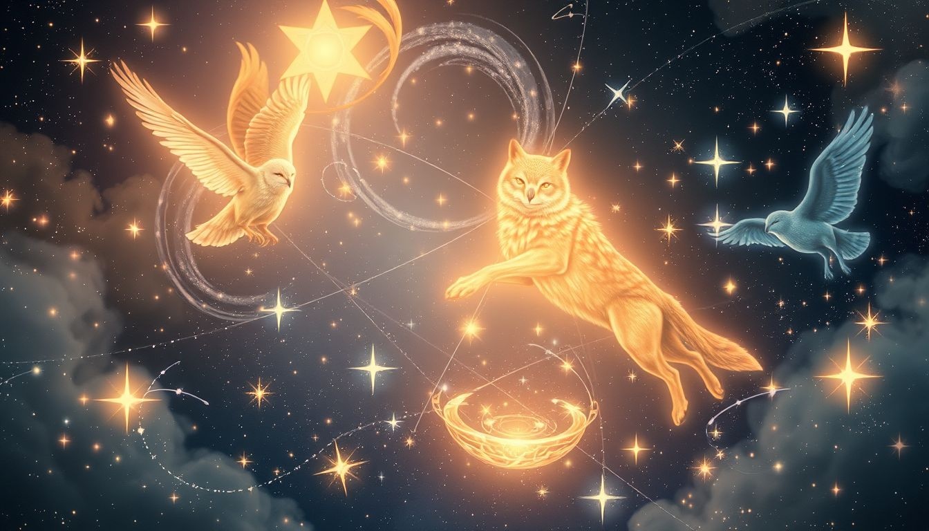 Les animaux à la fête des tireurs symbolisent instincts et libertés.