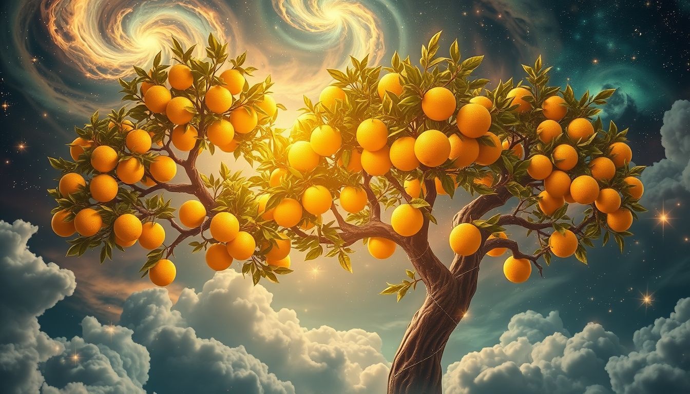 Rêver d'agrumes symbolise la fertilité et l'abondance future.