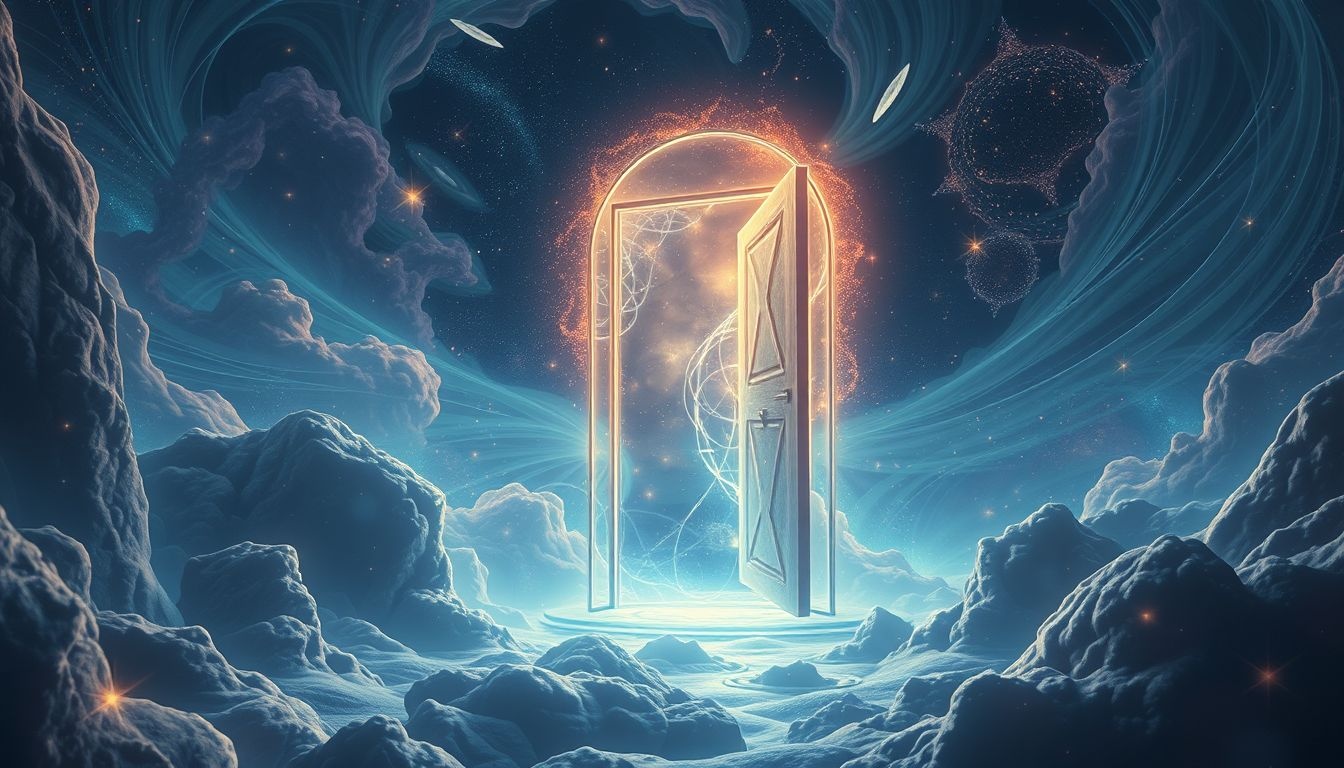 Rêver d’un caveau symbolise souvent un profond voyage intérieur.