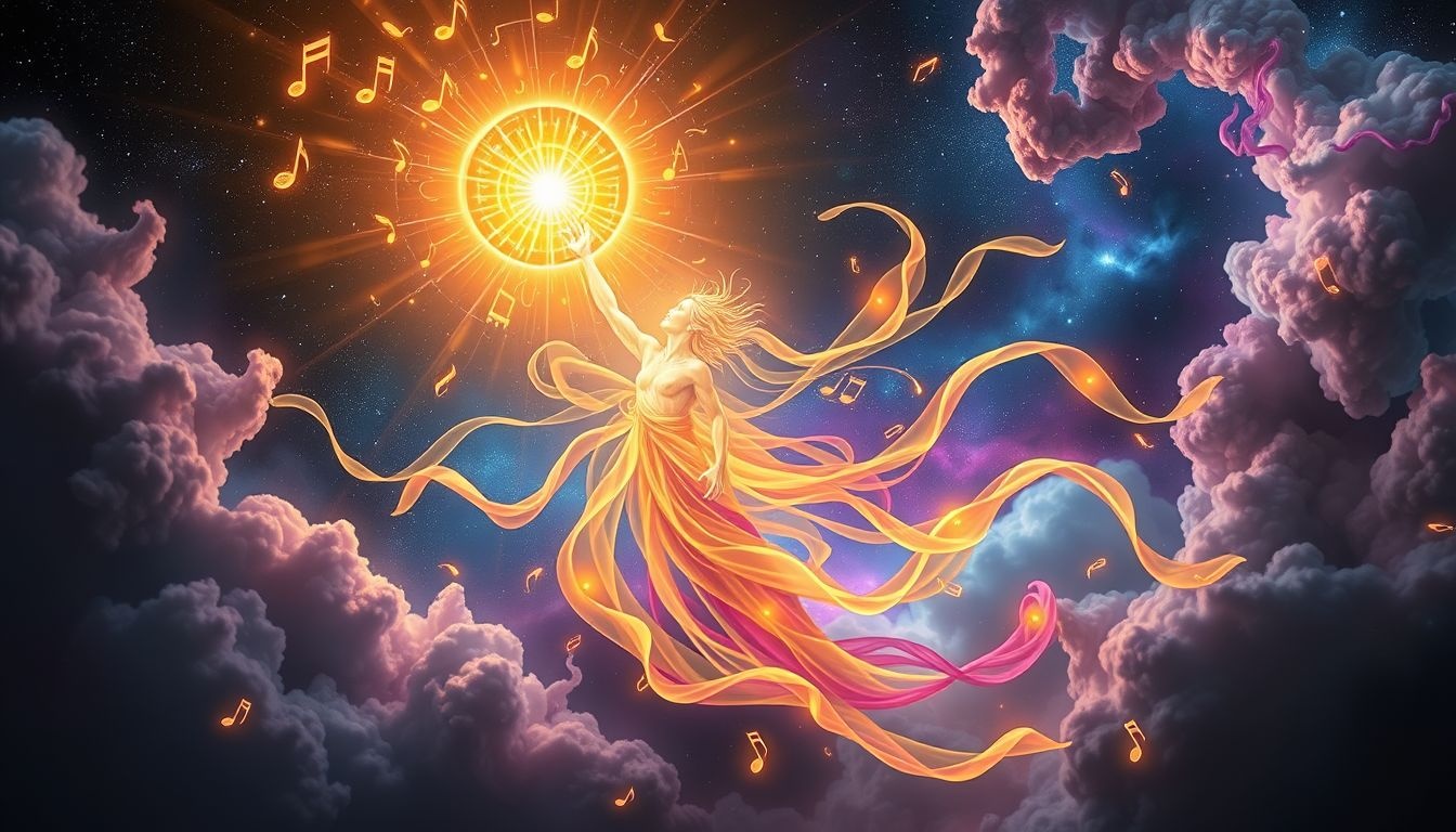 Rêver d’Hélios stimule la créativité et éclaire l’inspiration artistique.