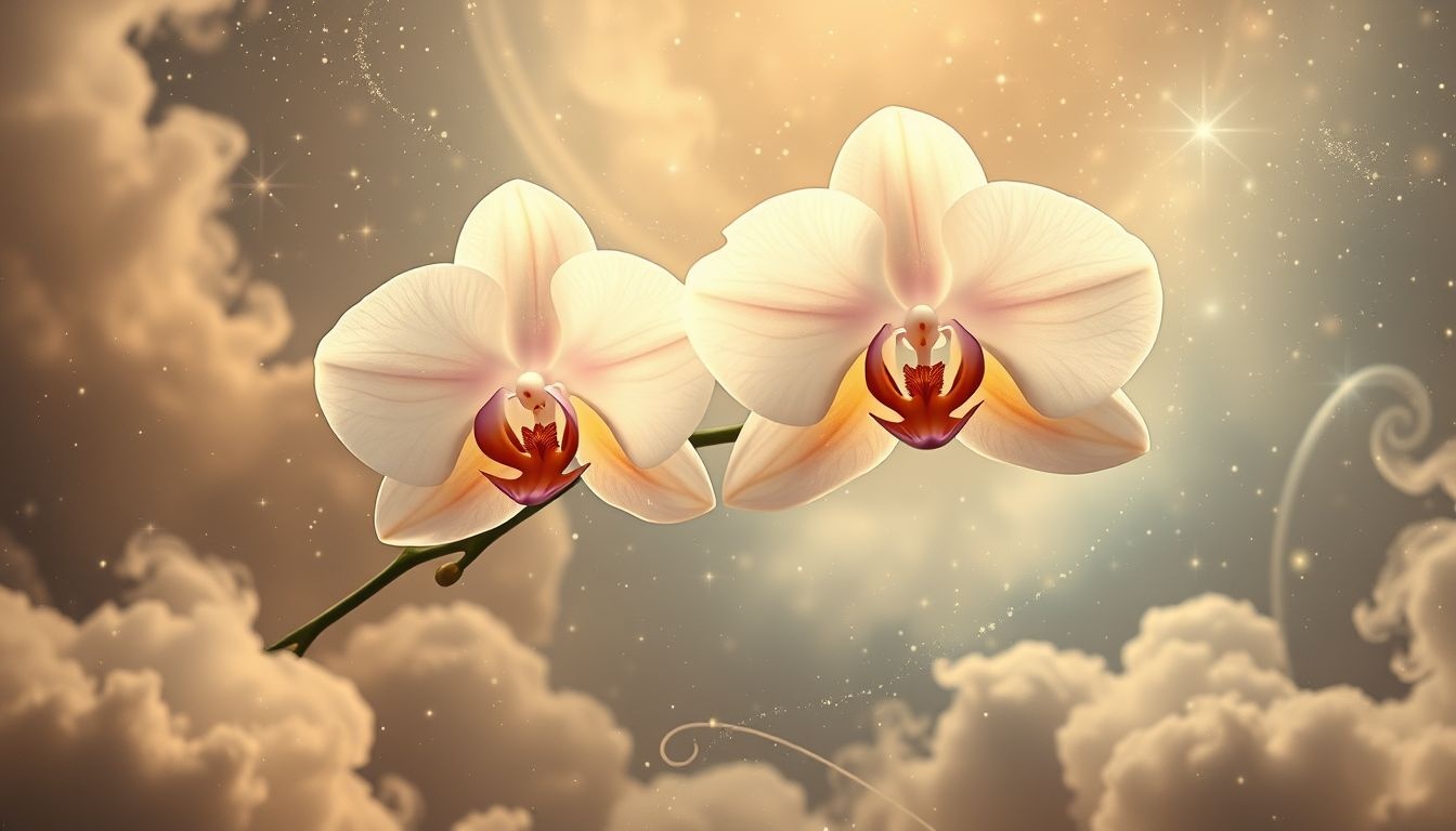 Rêver d'orchidées symbolise souvent beauté, mystère et désir profond.