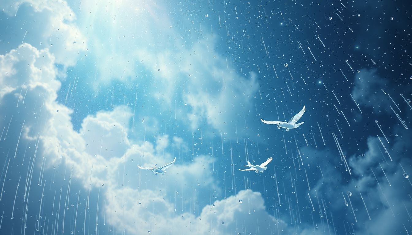 Rêver d’aéroclub sous pluie symbolise tristesse et renouveau intérieur.