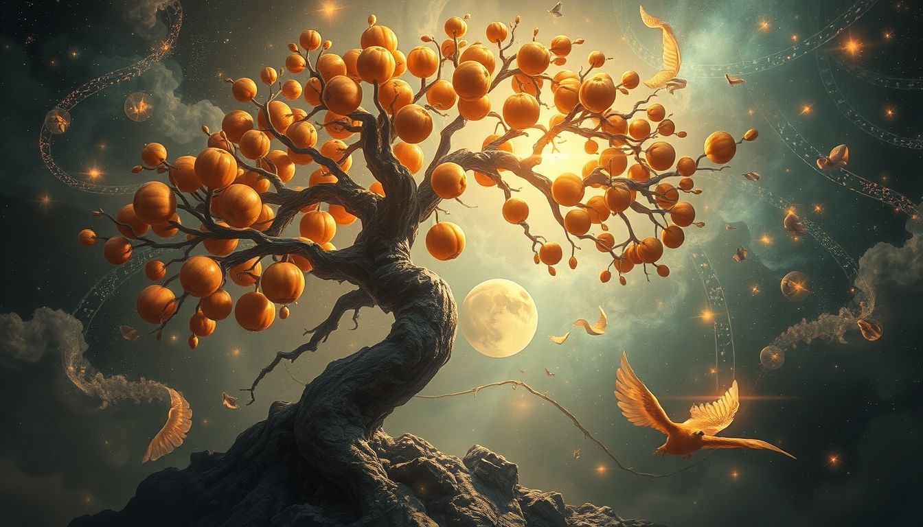 L'arbre de Sodome symbolise la beauté trompeuse et la déception.
