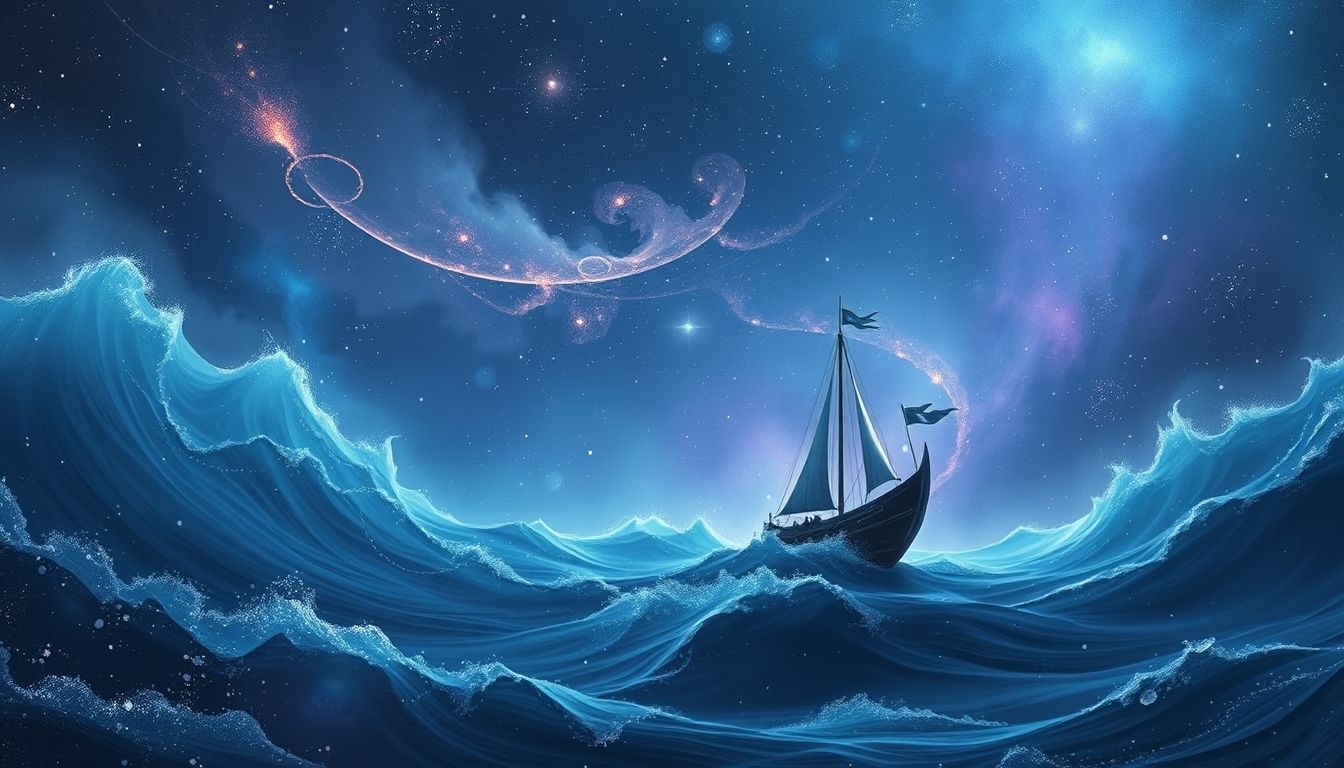 Rêver d'un bateau agité révèle conflits émotionnels et incertitudes.