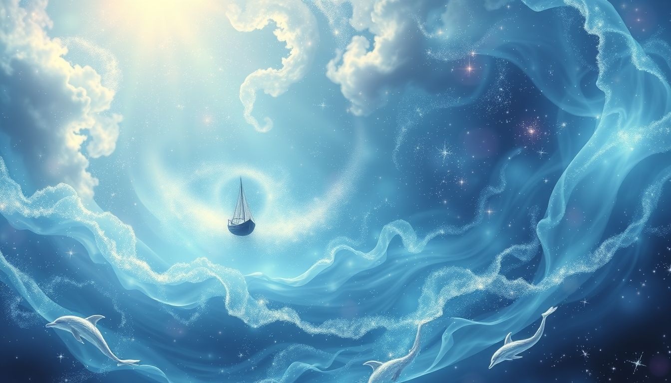 Rêver de bateau et dauphins symbolise liberté, joie et harmonie.