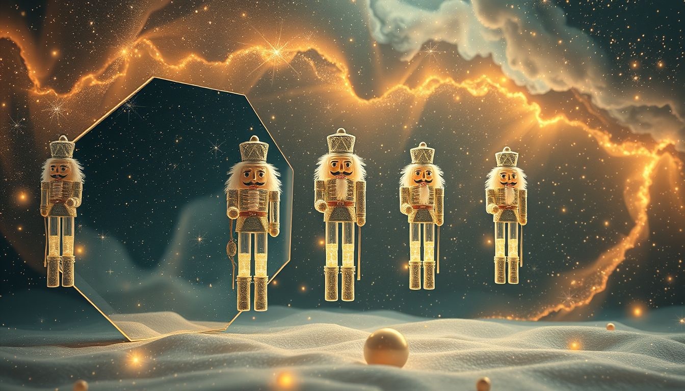 Rêver d'un casse-noix et d'un miroir révèle une quête profonde intérieure.