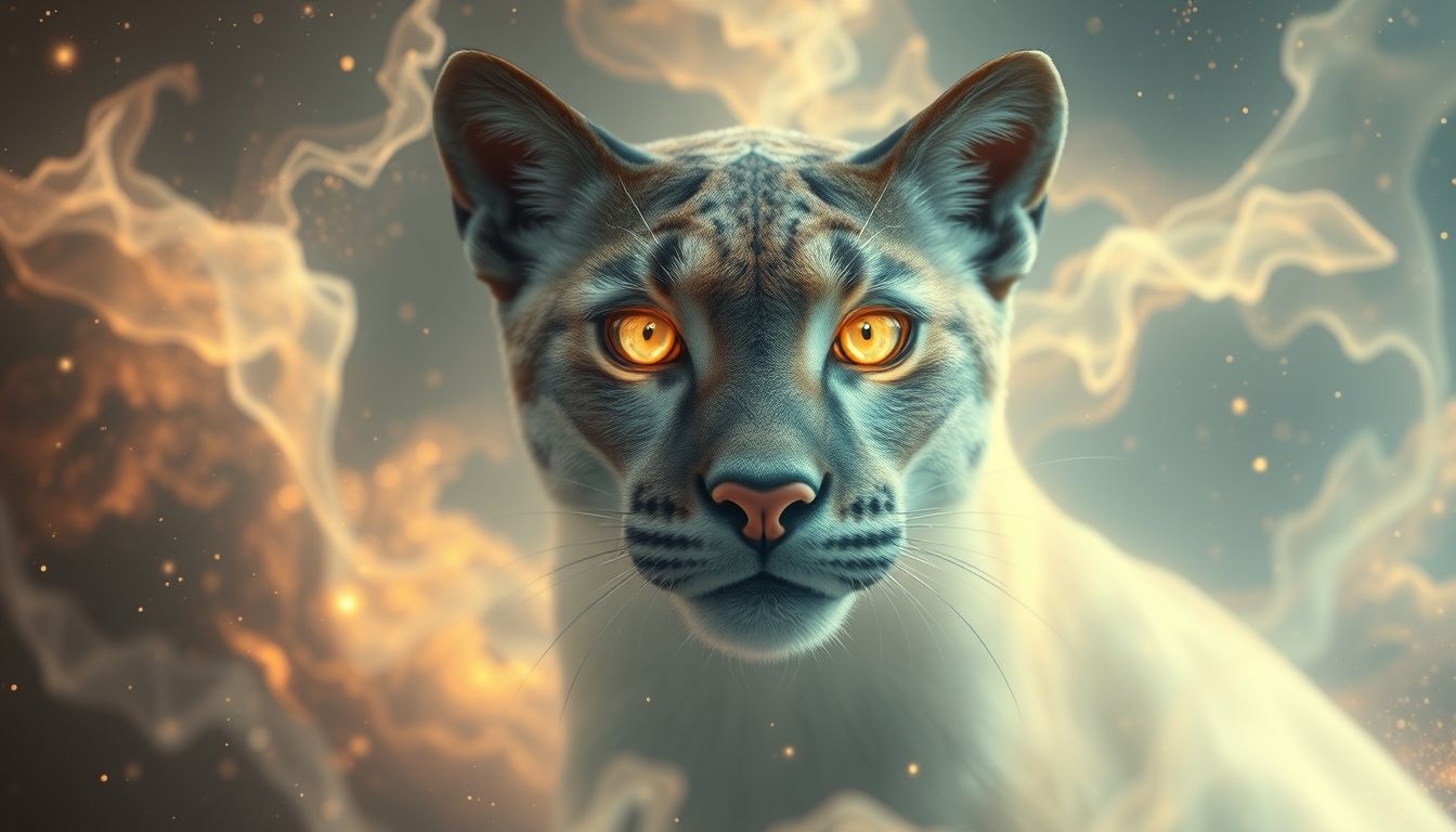 Rêver d’un couguar symbolise souvent une pression sociale intense.