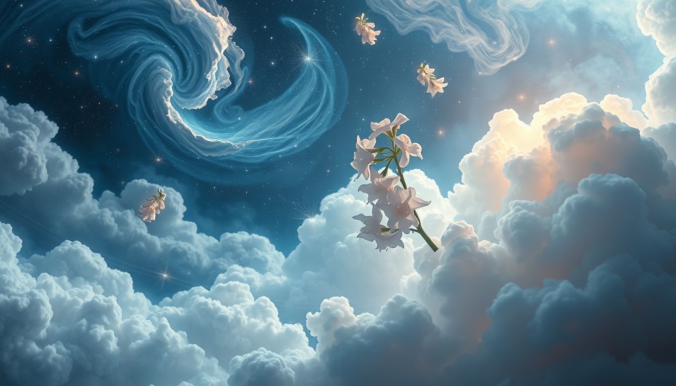 Rêver d'un delphinium en rêve lucide révèle contrôle et introspection subconsciente.