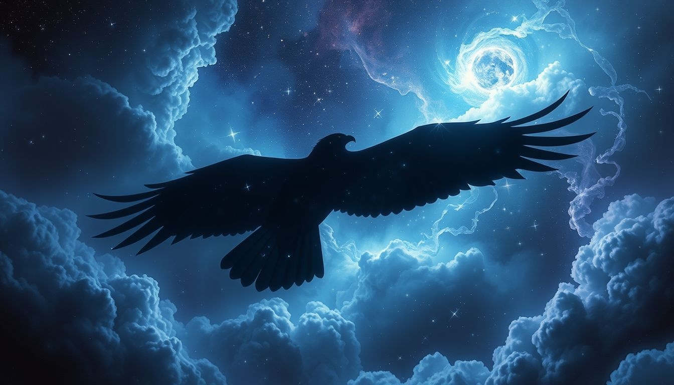 Rêver d'un épervier noir symbolise souvent un secret à découvrir.