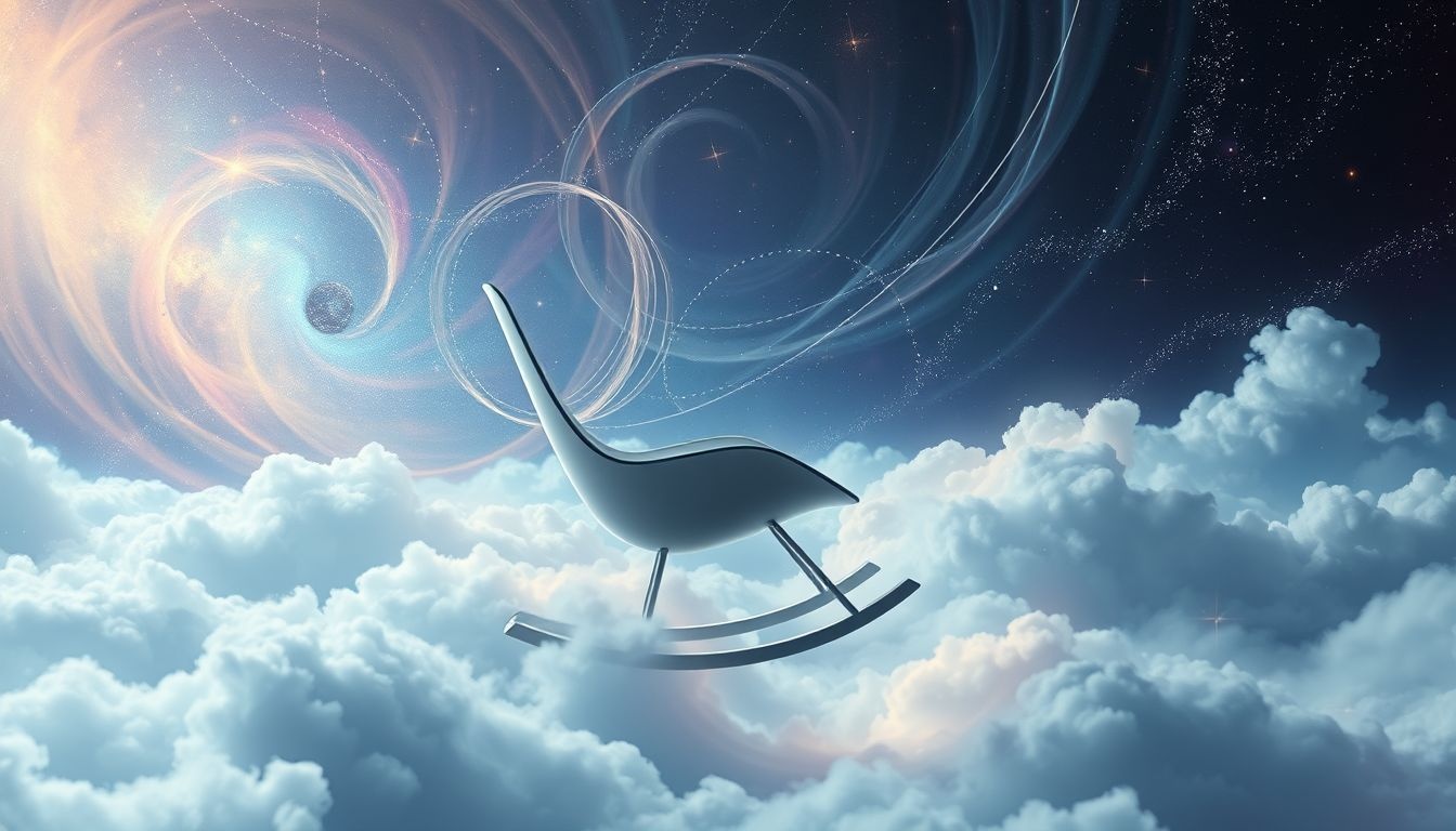 Rêver d’un fauteuil à bascule moderne symbolise évolution et adaptation.