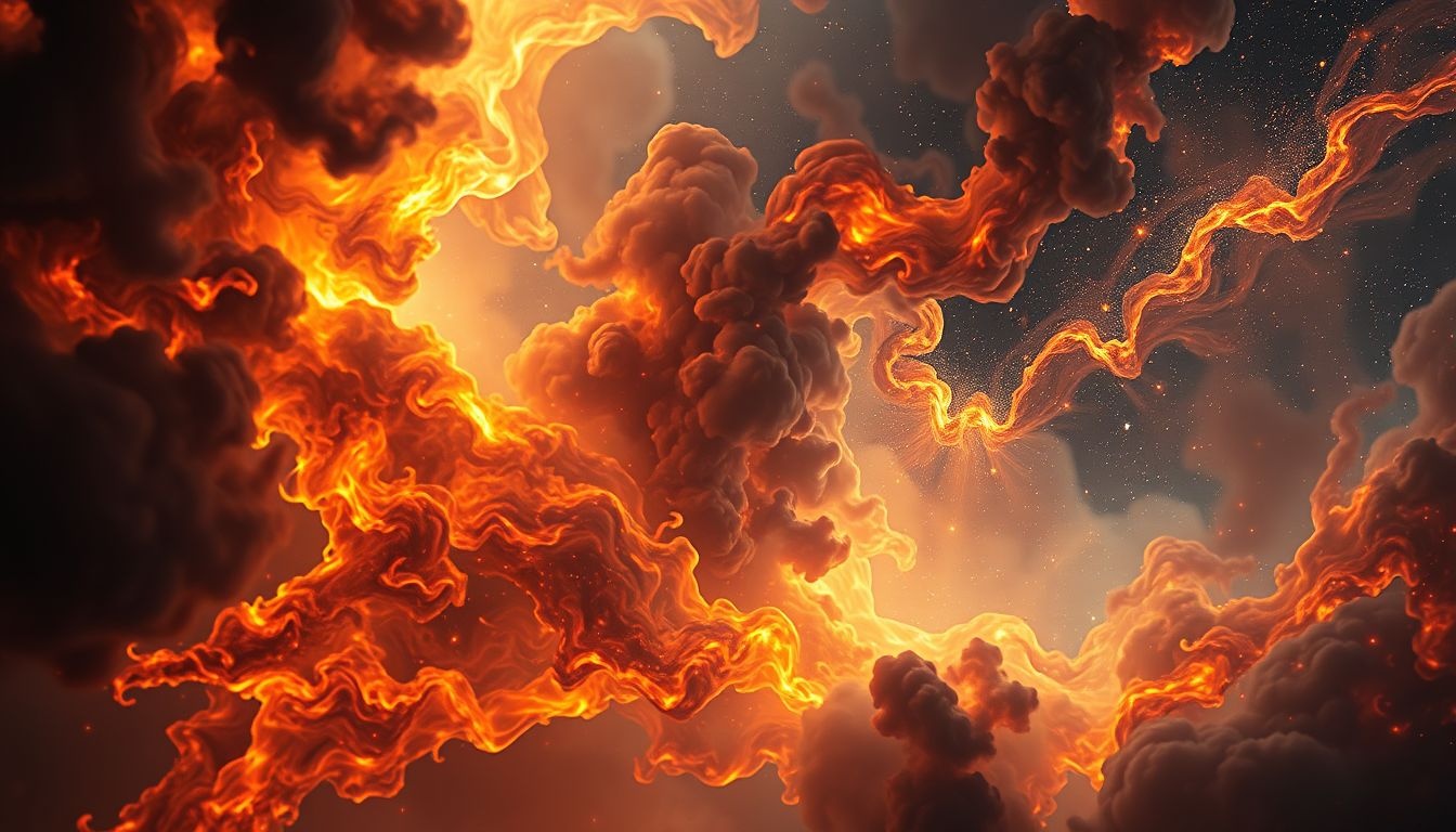Rêver de feu destructeur révèle colère et passions incontrôlées.