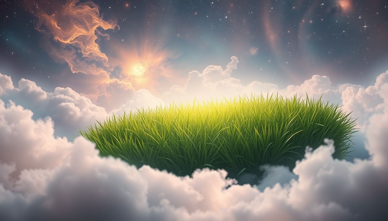 Rêver d’un gazon fraîchement coupé symbolise un nouveau départ.