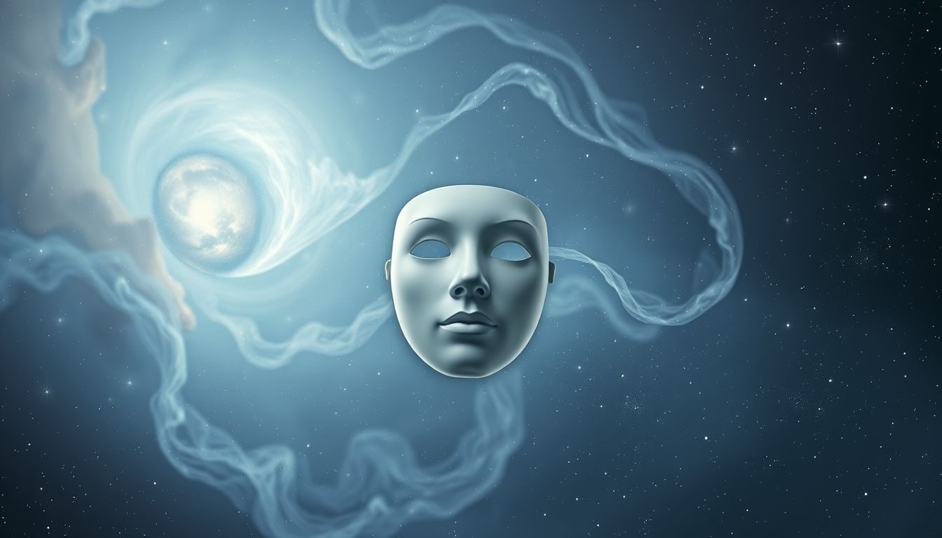 Rêver d'un masque neutre signale souvent un isolement affectif profond.