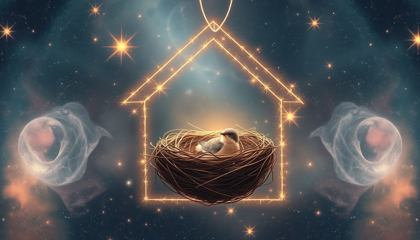 Rêver d’un nid d’hirondelle symbolise harmonie, amour et protection familiale.