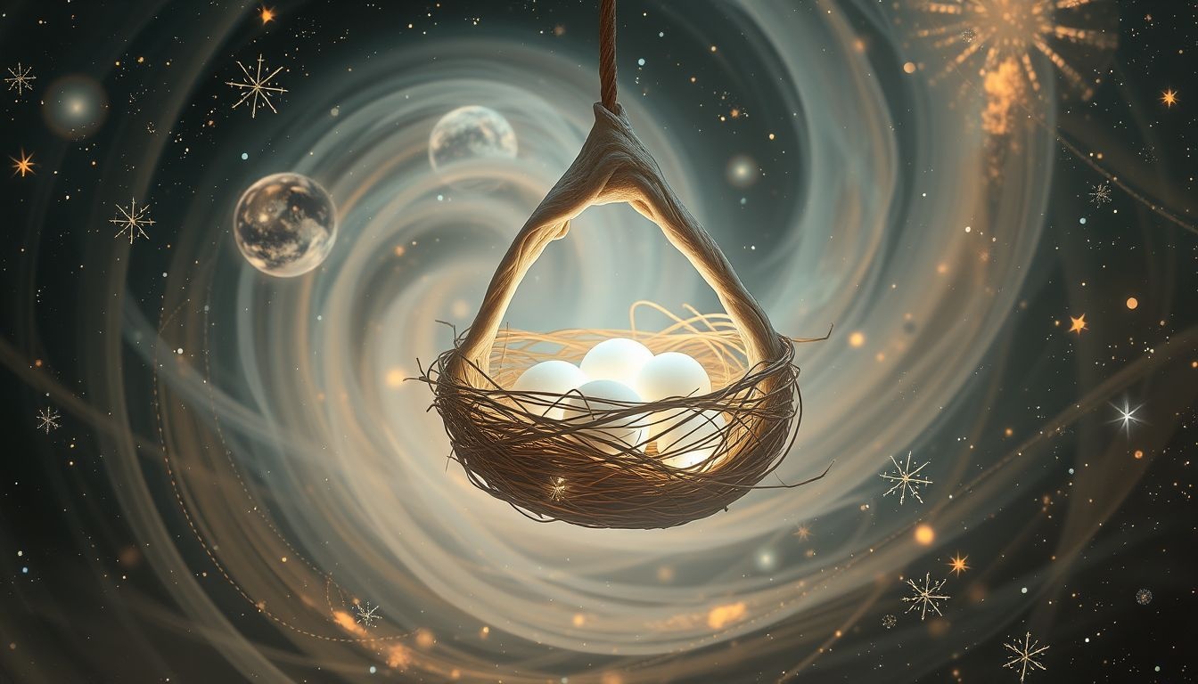 Rêver d’œufs dans un nid symbolise souvent un nouveau départ.