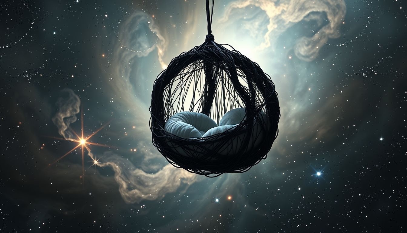 Rêver d’un nid noir symbolise souvent transformation intérieure profonde.