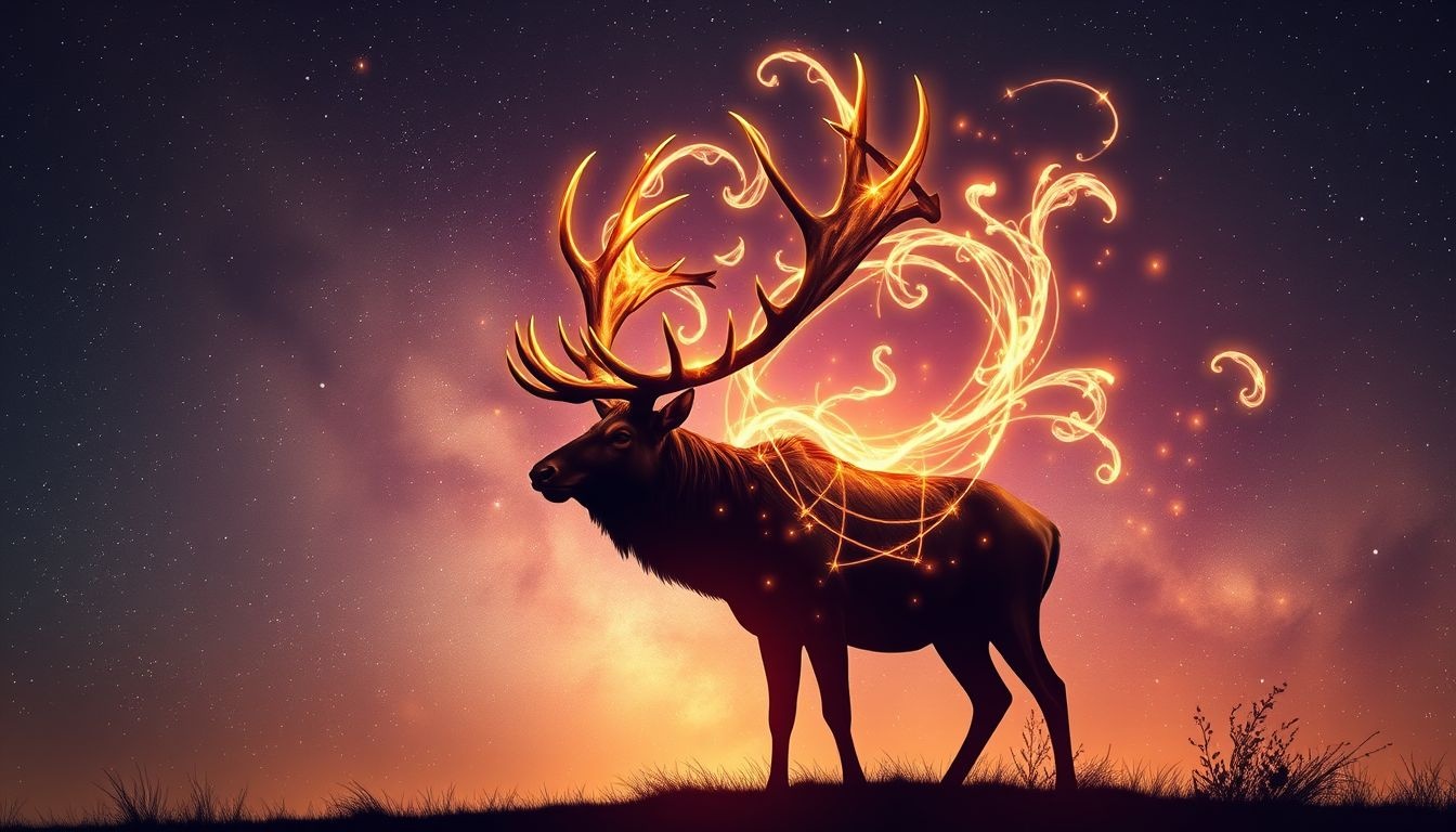 Rêver d'orignal massif symbolise force, virilité et autorité dominante.