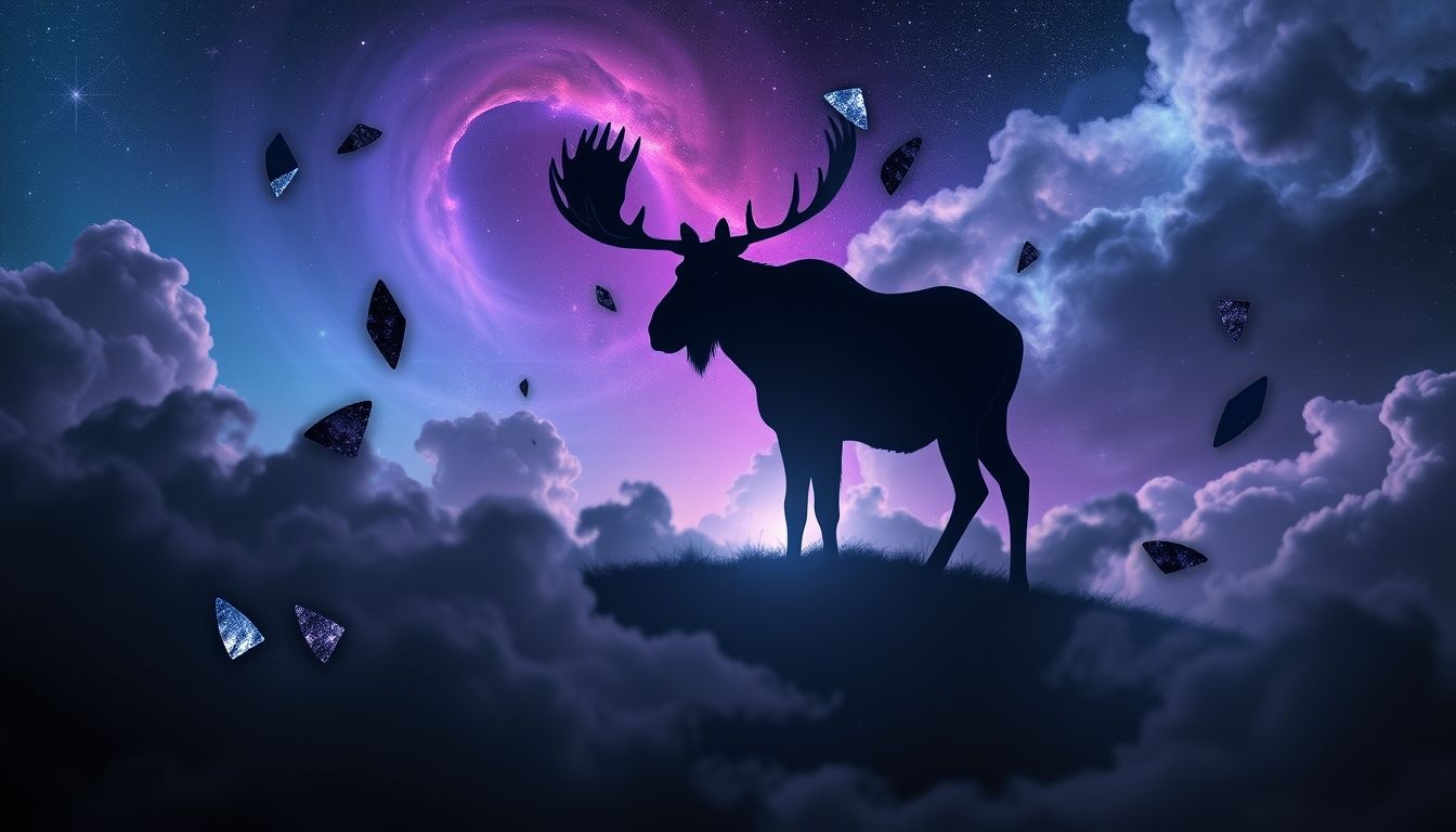 Rêver d’orignal noir révèle des peurs enfouies et l’inconscient profond.