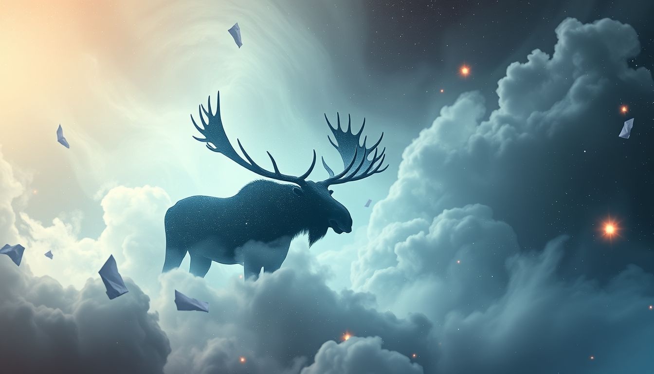 Rêver d'un orignal chargeur prédit un conflit imminent à éviter.