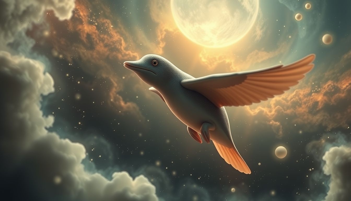Rêver d’ornithorynque volant symbolise liberté et aspirations inédites.
