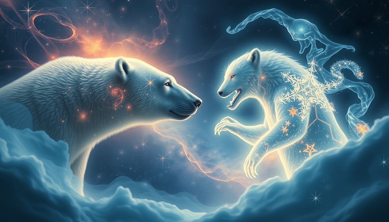 Rêver d’ours polaire attaque évoque confrontation et instinct protecteur intense.