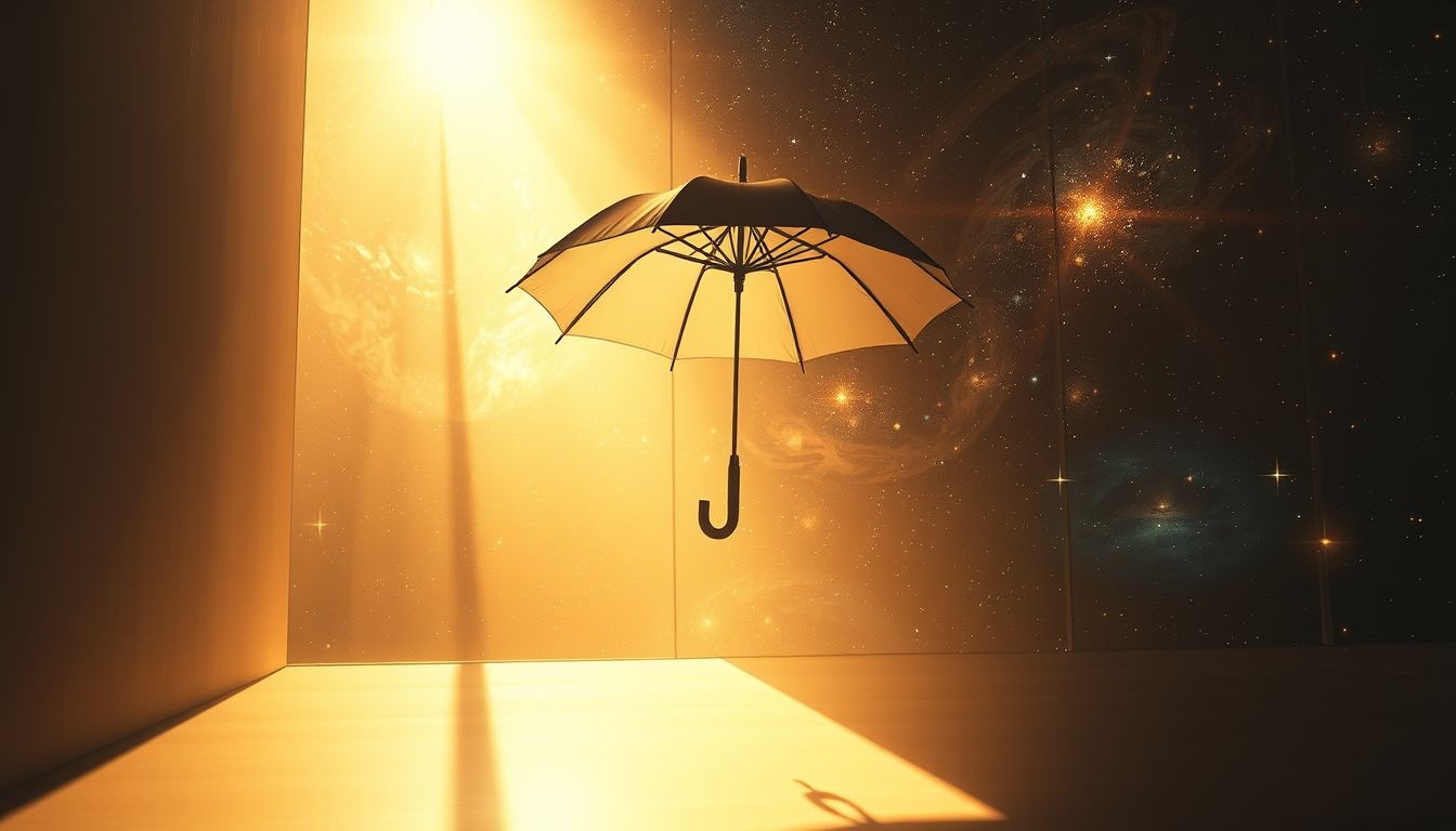Rêver d’un parapluie en intérieur révèle un paradoxe psychologique profond.