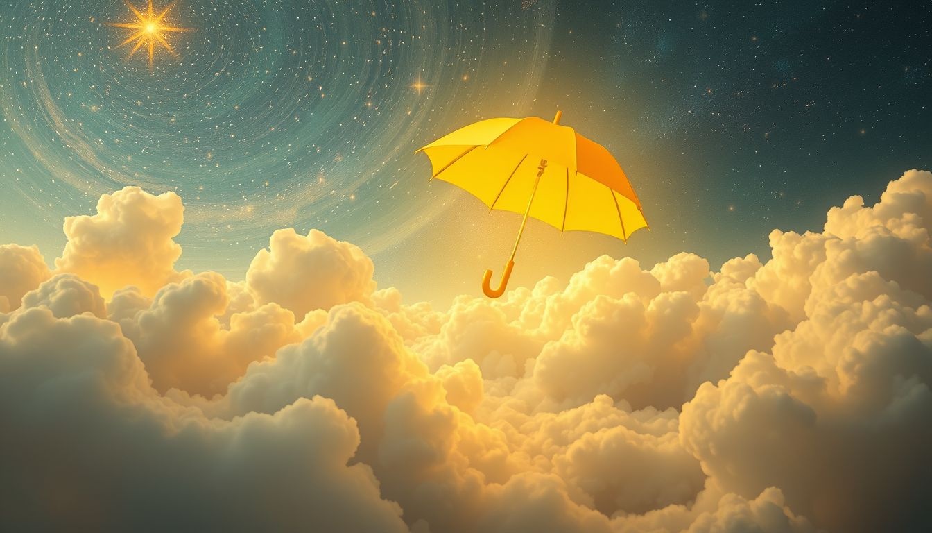 Rêver d’un parapluie jaune symbolise optimisme et protection émotionnelle.