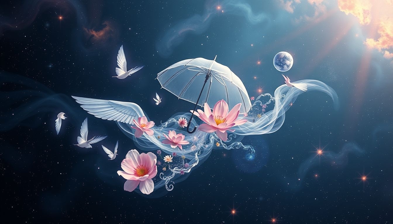 Rêver d’un parapluie métamorphosé symbolise l’adaptabilité face aux changements.
