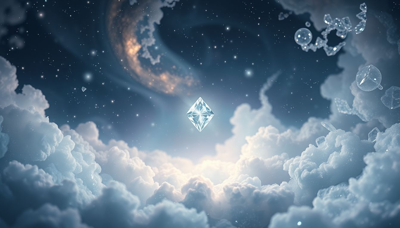 Rêver d'un petit diamant symbolise la richesse des petits bonheurs.