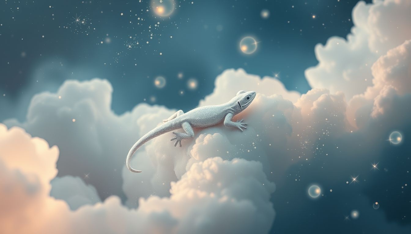Rêver d’un petit lézard signale des soucis subtils à gérer.