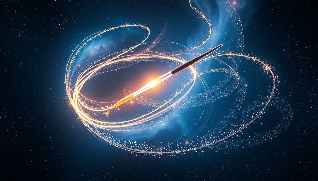 Rêver d’un pinceau autonome symbolise une créativité guidée par l’esprit.