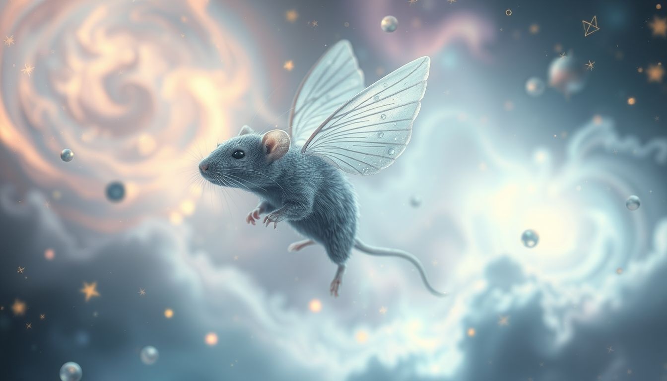 Rêver d’un rat volant révèle des ambitions au-delà du réel.