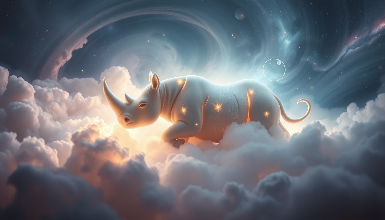 Rêver d’un rhinocéros blessé révèle une peur profonde d’impuissance.