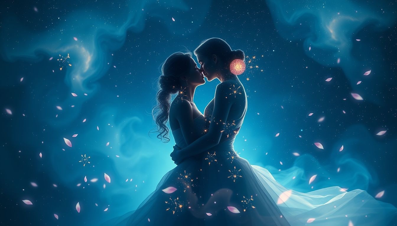 Un baiser en rêve symbolise souvent passion et connexion profonde.