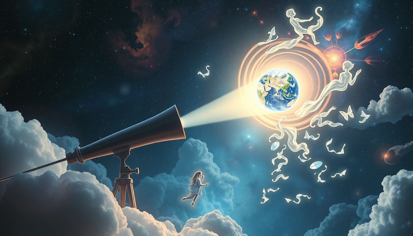 Rêver d’un télescope vers la Terre révèle une analyse introspective profonde.