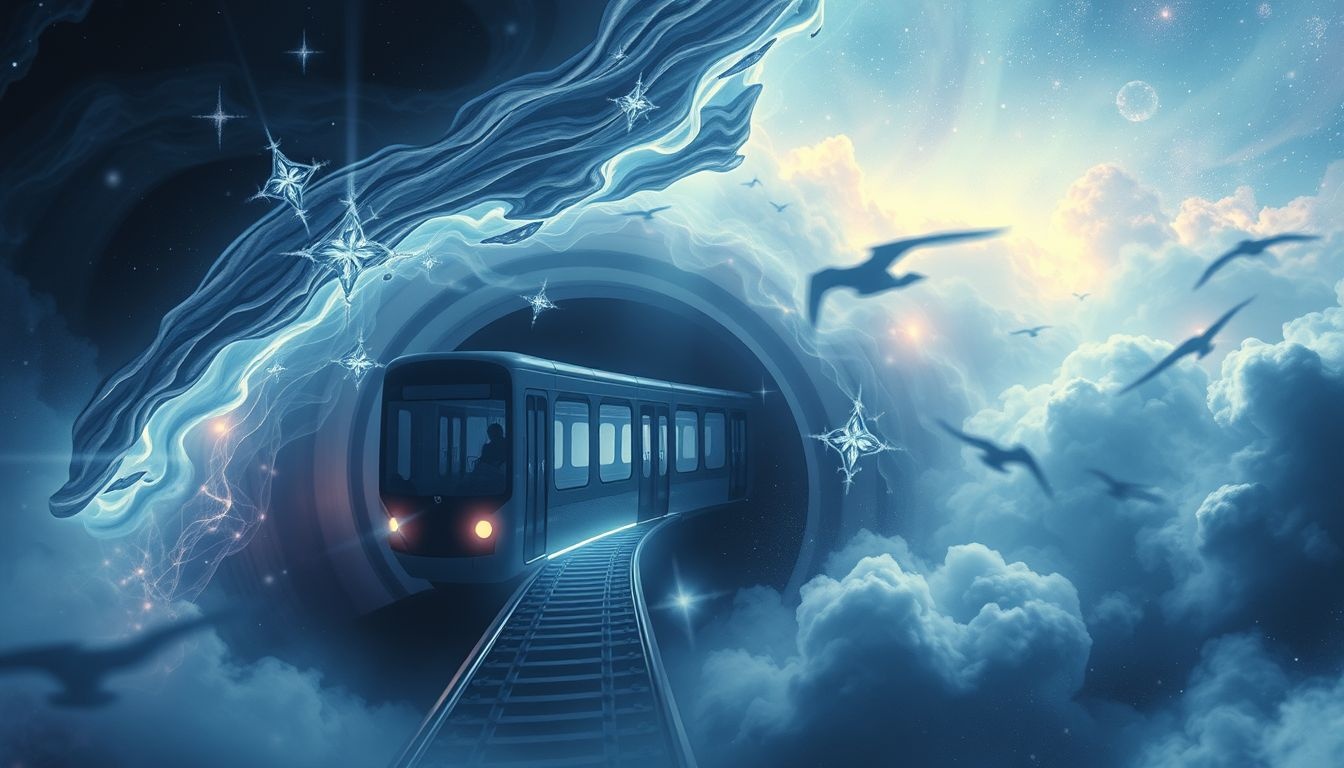 Rêver d'un tramway en tunnel symbolise la peur de l'inconnu.