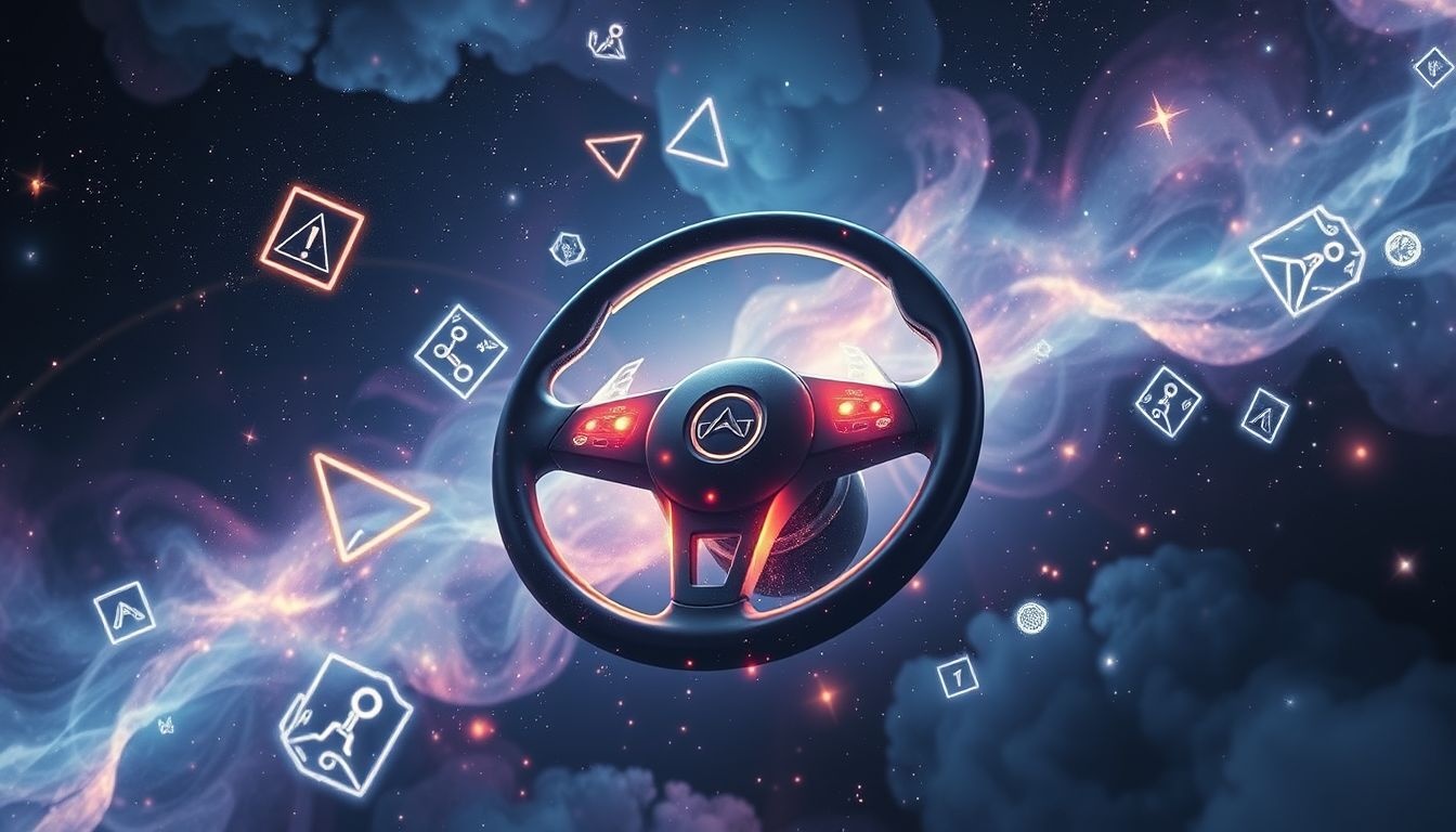 Rêver d’un volant vibrant prédit un danger proche et urgent.