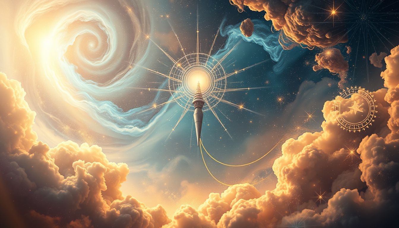 Rêver d’antenne lumineuse symbolise une communication claire et inspirée.