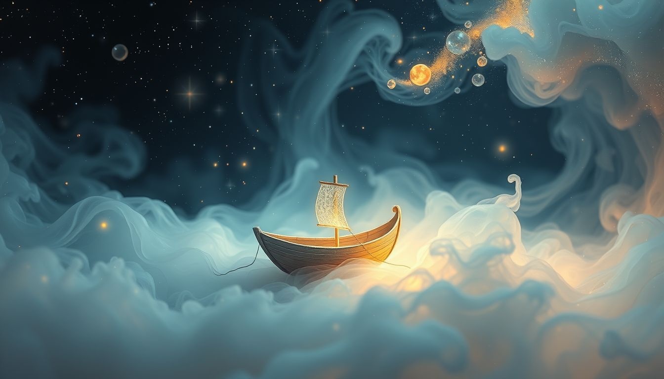 Rêver d'une barque miniature symbolise vulnérabilité et désir de sécurité.