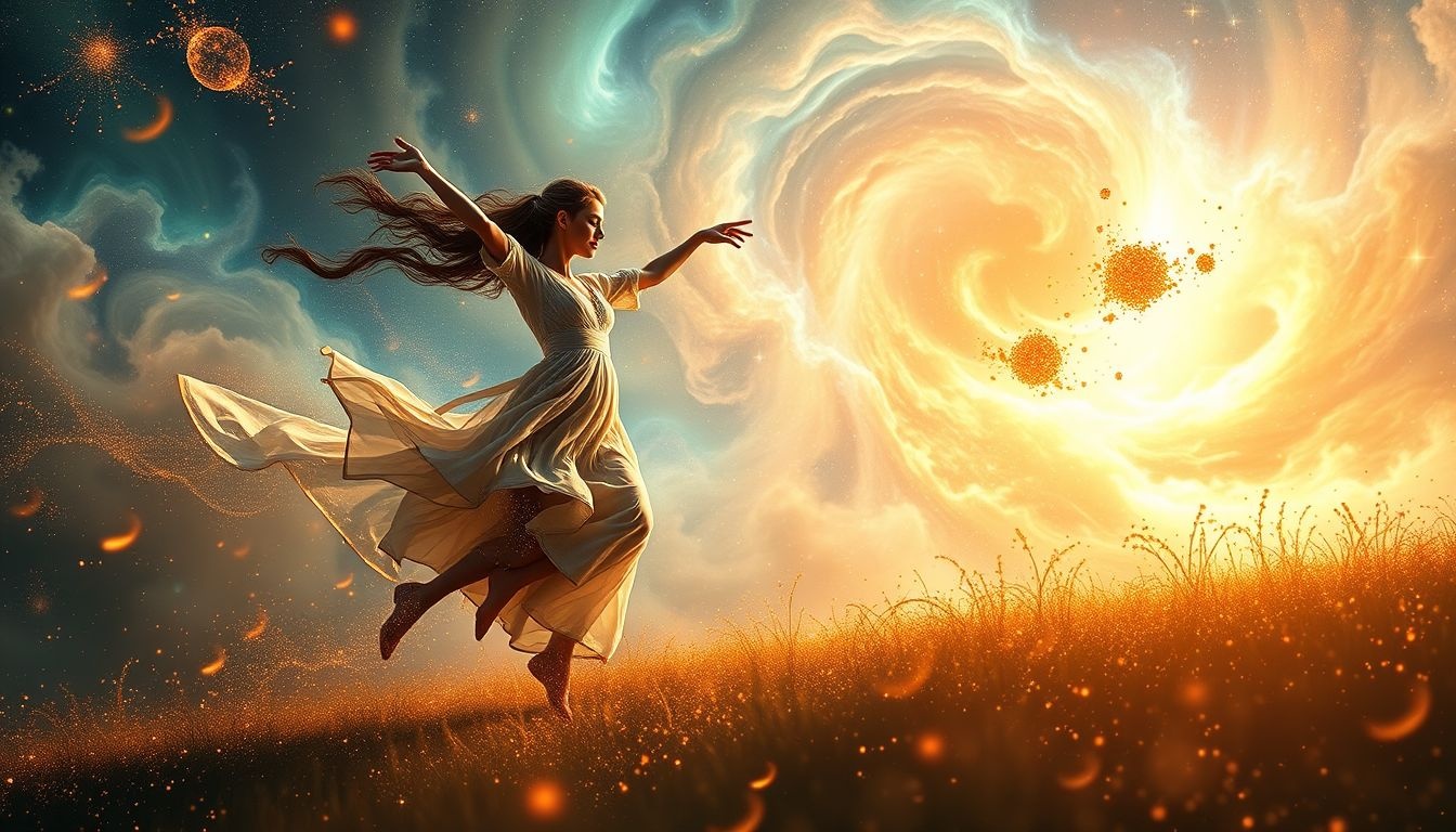 Rêver d'une bergère dansant symbolise joie et liberté intérieure profonde.