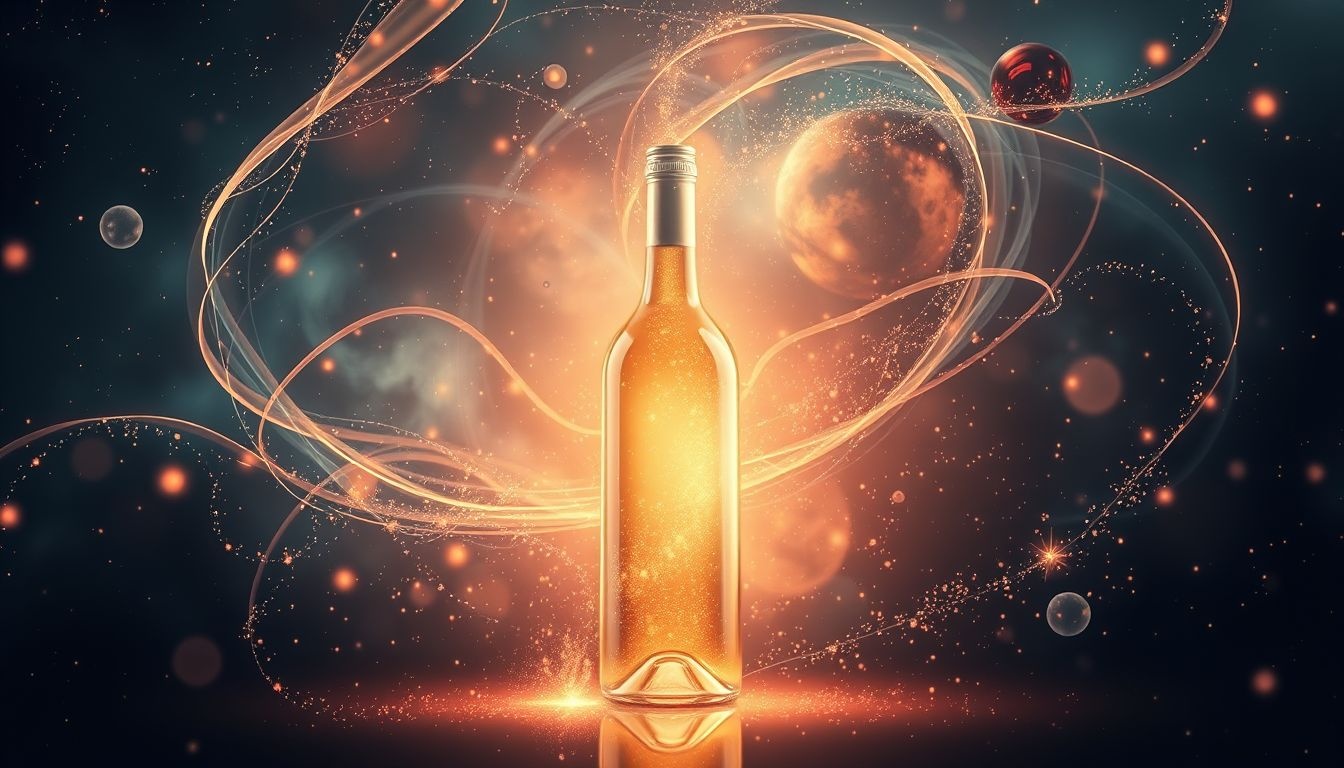 Rêver d'une bouteille de vin symbolise souvent une joie partagée.