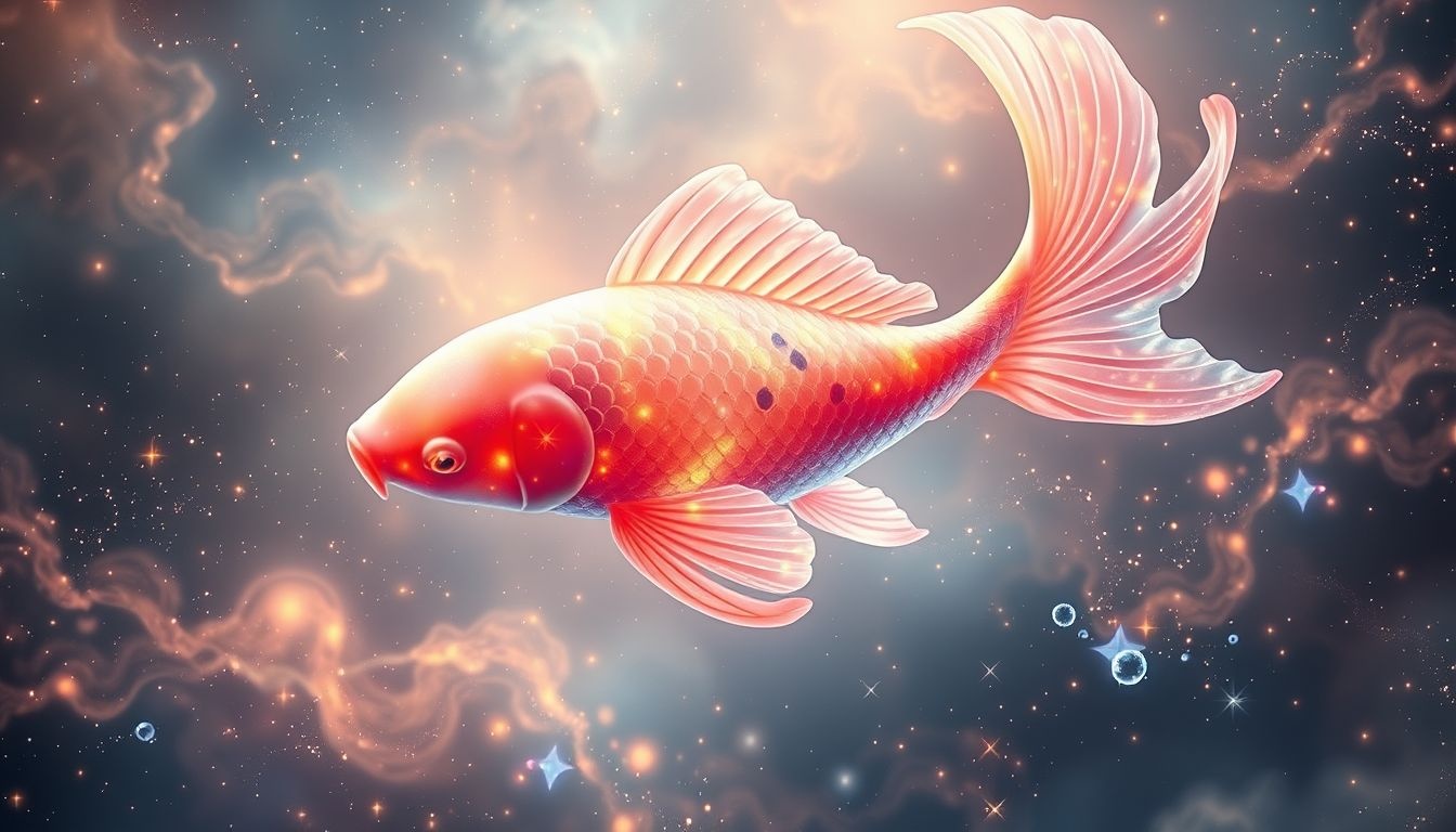 Rêver d’une carpe brillante symbolise succès, beauté et transformation.