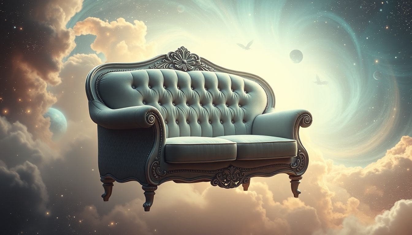 Rêver d’une causeuse inconnue symbolise l’exploration de soi.