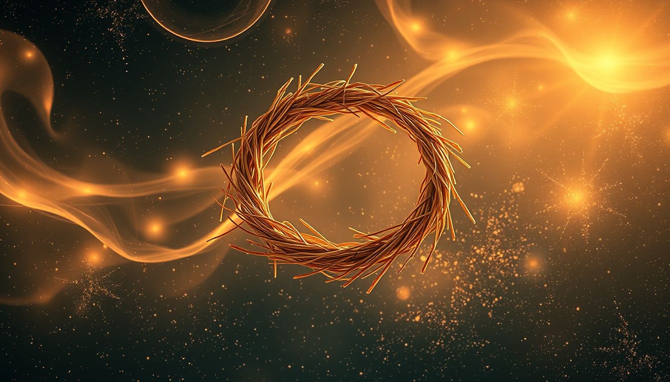 Rêver d’une couronne de paille symbolise souvent des souvenirs enfouis.