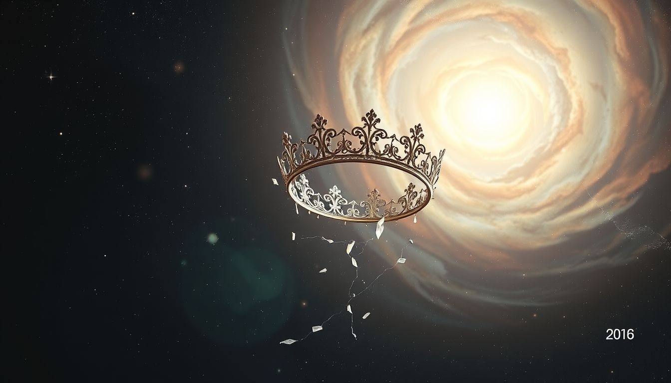 Rêver d’une couronne nuptiale tombante symbolise perte de prestige sociale.